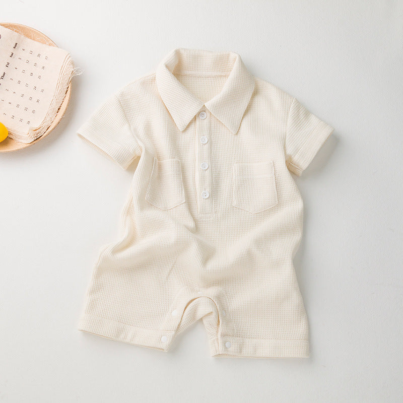 Stylish Baby Rompers: Ju Ju Jam's Collar Design for Infants