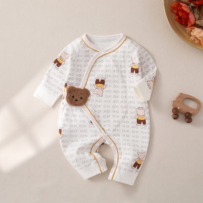 Ju Ju Jam's Bear Romper for Newborns - Soft and Cute