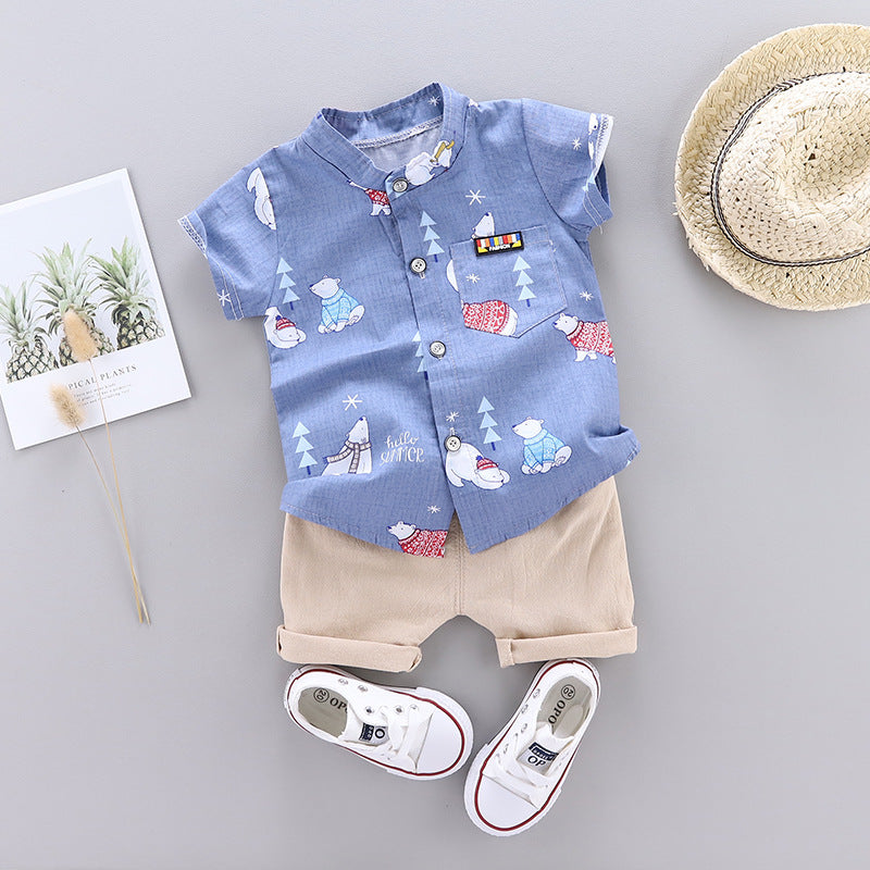 Adorable Hello Summer Baby Boys Set by Ju Ju Jam: Perfect for Sunny Days