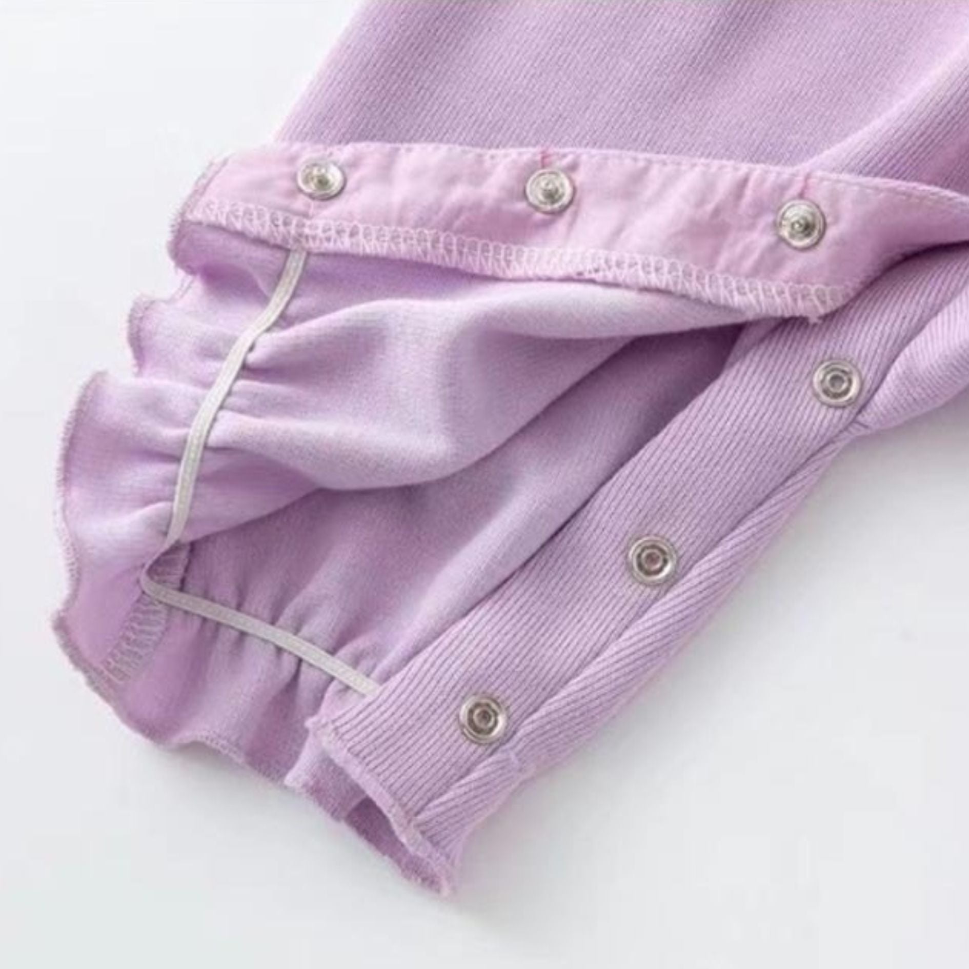 Ju Ju Jam Stylish Lavender Baby Girls Romper with Cap – A cozy, fashion-forward romper in lavender with a cute cap to complete the look.