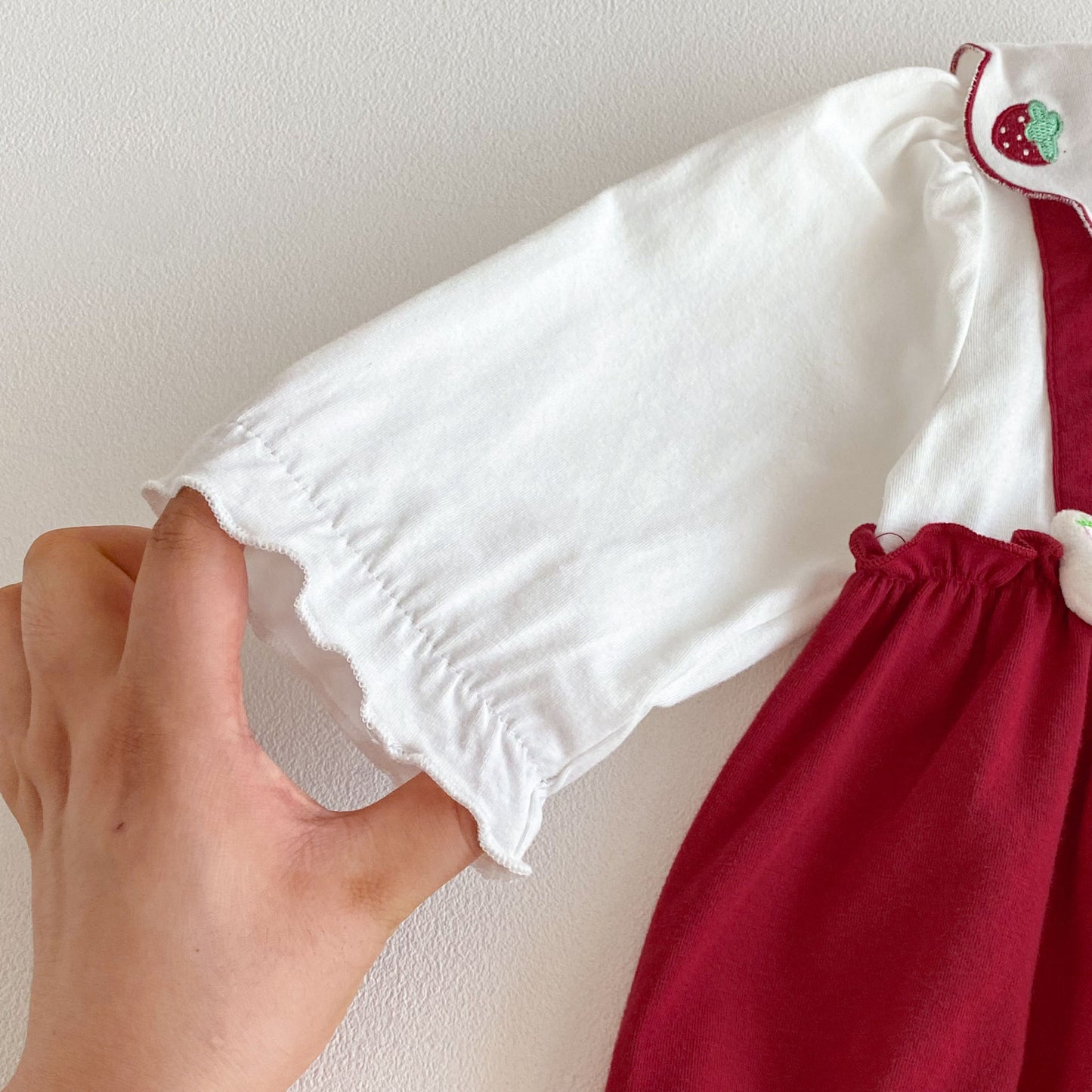 Scarlet Bunny Baby Girls Romper