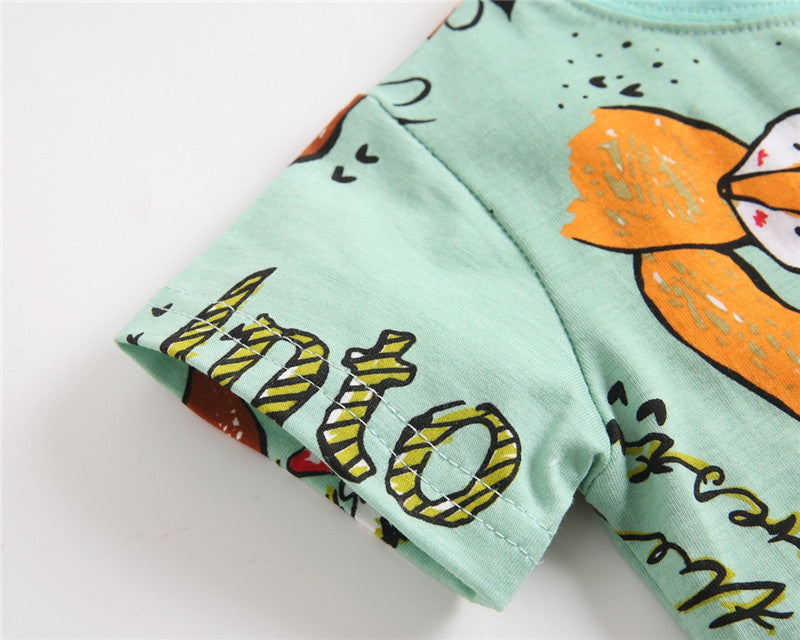 Ju Ju Jam Baby and Kids: Fun Animals Printed Outfit