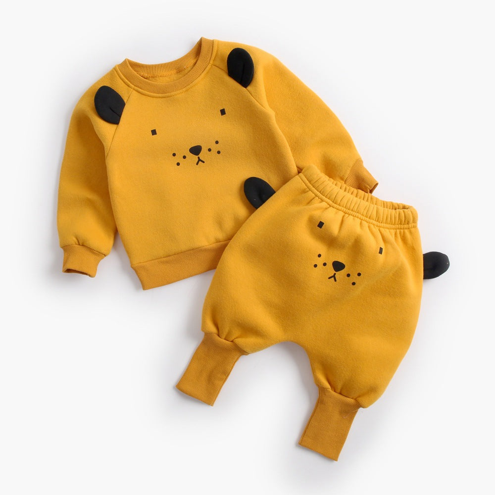 Charming Baby Cartoon Cozy Suit - Ju Ju Jam