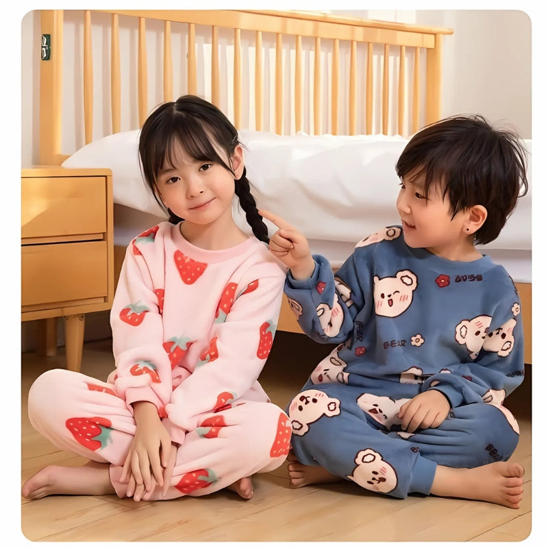 Fuzzy Bear Boys and Girls Set by Ju Ju Jam - Soft and Snuggly Toddler Clothes