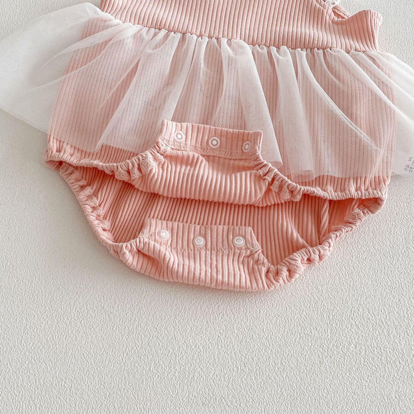 Arabella Blush Baby Girls Romper with Headband