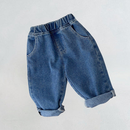Ju Ju Jam Zen denim pants – classic blue jeans for baby boys with a soft and flexible fit.