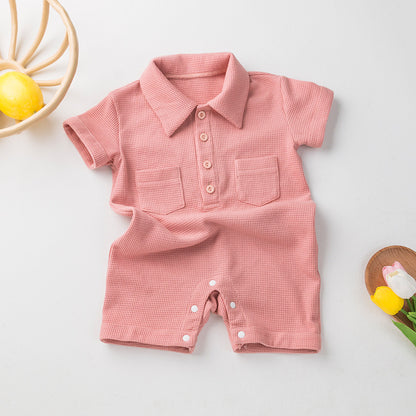 Adorable Collar Baby Rompers by Ju Ju Jam: Perfect for Your Little One