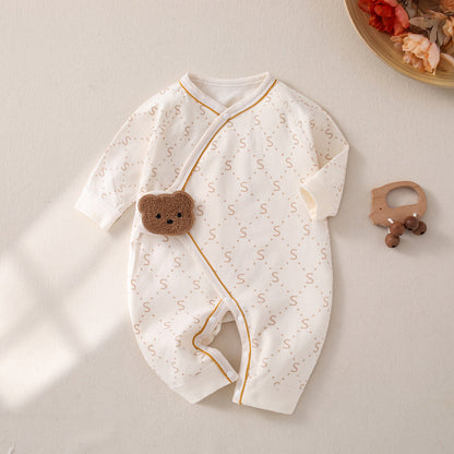 Soft and Snug Newborn Bear Romper by Ju Ju Jam