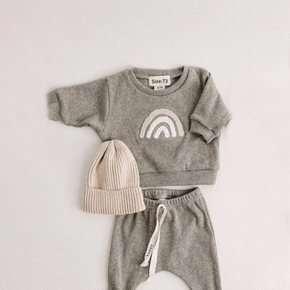 Adorable Nordic Sweatshirt and Pant Set by Ju Ju Jam for Babies and Kids