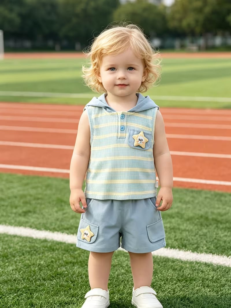 Noah Sunny Days Hooded Boys Two Piece Co-Ord Set