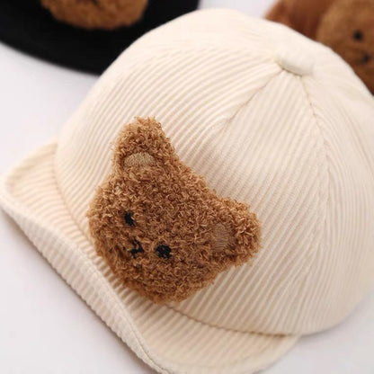 Ju Ju Jam 3D Bear Cap – Baby Boys and Girls Cotton Hat with Adorable Ears