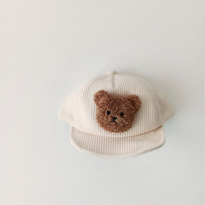 Ju Ju Jam Baby Cap with 3D Bear Ears – Cute Headwear for Boys and Girls