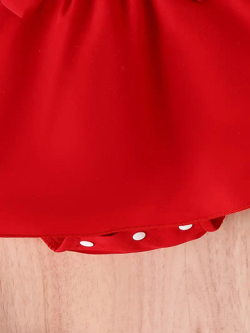 Cute 3D strawberry baby dress in bright red – Ju Ju Jam

