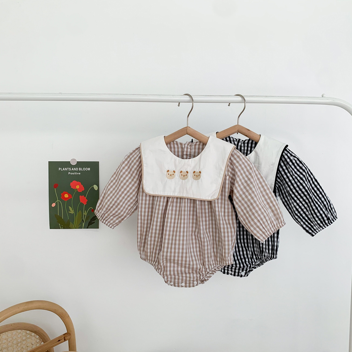 Ju Ju Jam Baby Romper: Timeless Plaid Design