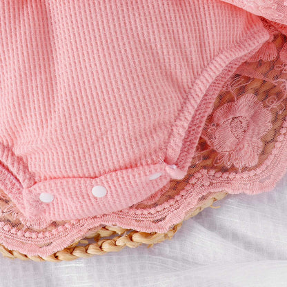 Luna Rose Baby Girls Romper with Headband & Socks