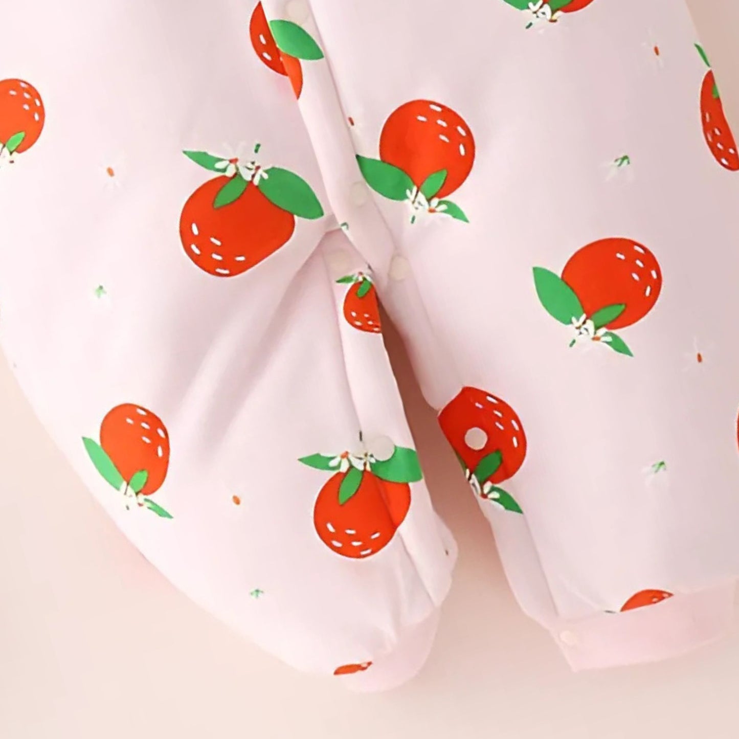 Veggie-themed baby romper for girls by Ju Ju Jam, offering a blend of quirky style and cozy comfort for little ones.