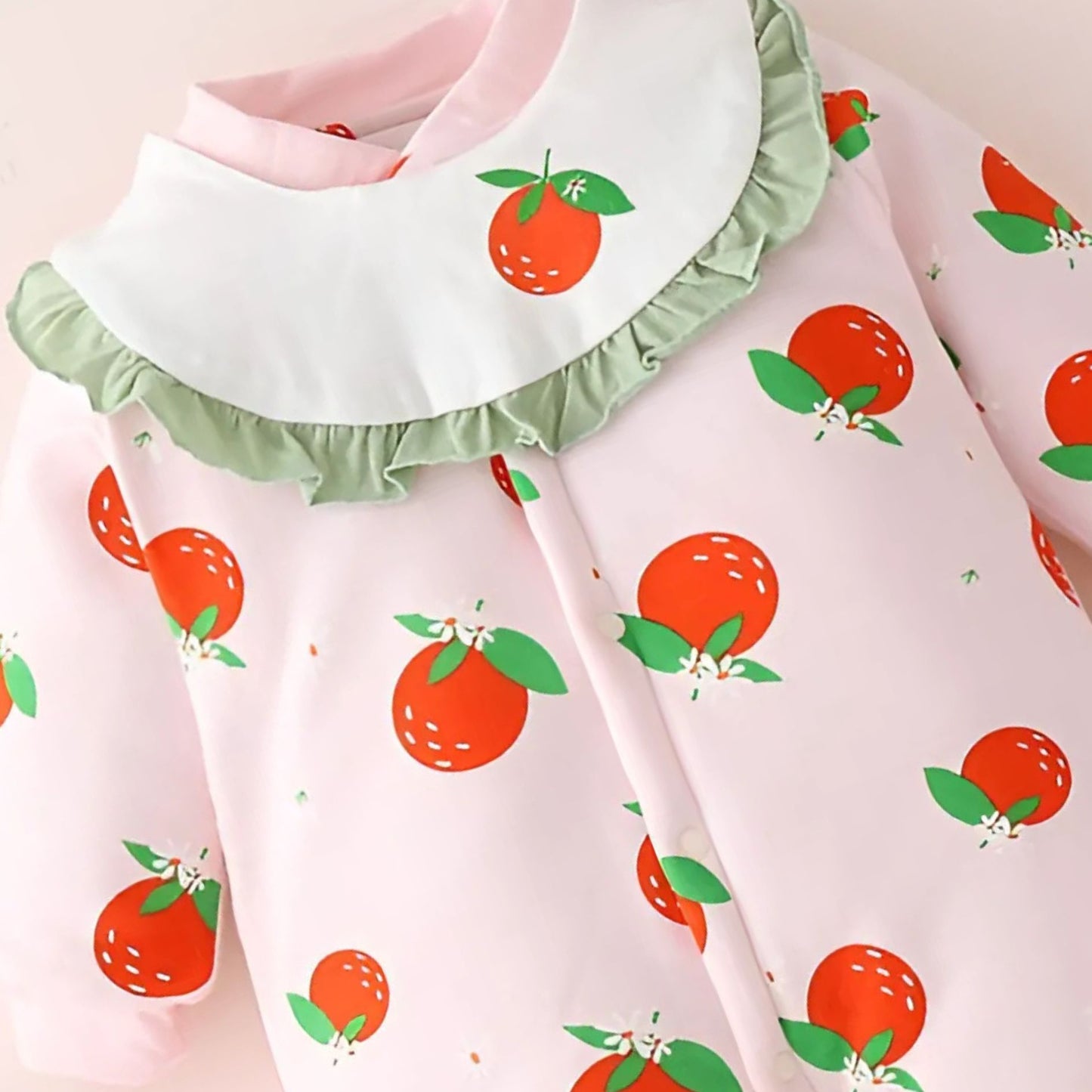 Ju Ju Jam Designer Veggie Fun Baby Romper for girls, showcasing a unique veggie-inspired design with soft and breathable fabric.