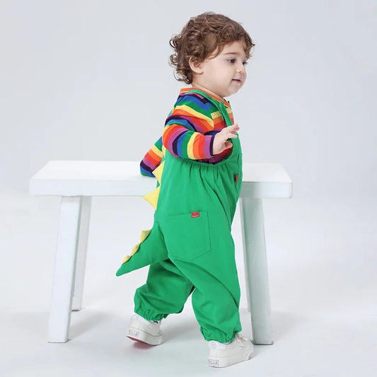 Adorable Dinosaur Day Out Jumpsuit by Ju Ju Jam