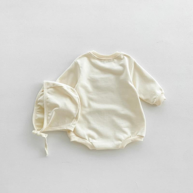 Little Baby Bear Romper with Hat