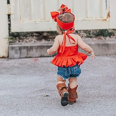 Chic Halter Neck Top with Shorts and Bow from Ju Ju Jam - Ideal for Playdates