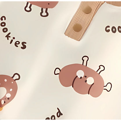 Playful Cookies and Bread themed t-shirt for boys by Ju Ju Jam, perfect for casual wear