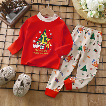 Festive Little Boys and Girls New Year and Christmas Lounge Set from Ju Ju Jam, perfect for holiday celebrations.