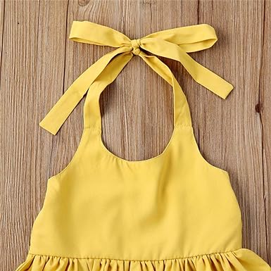 Ju Ju Jam Kids Fashion - Halter Neck Top with Shorts and Bow for Stylish Looks