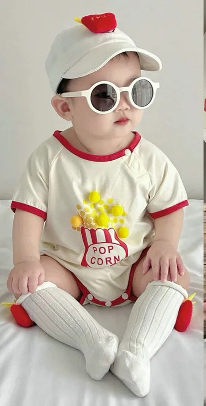 Popcorn 3D Baby Boys and Girls Romper