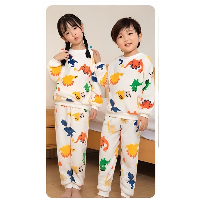 Vibrant Dino Co-ord Set for kids, combining bright colors and fun dino patterns from Ju Ju Jam.