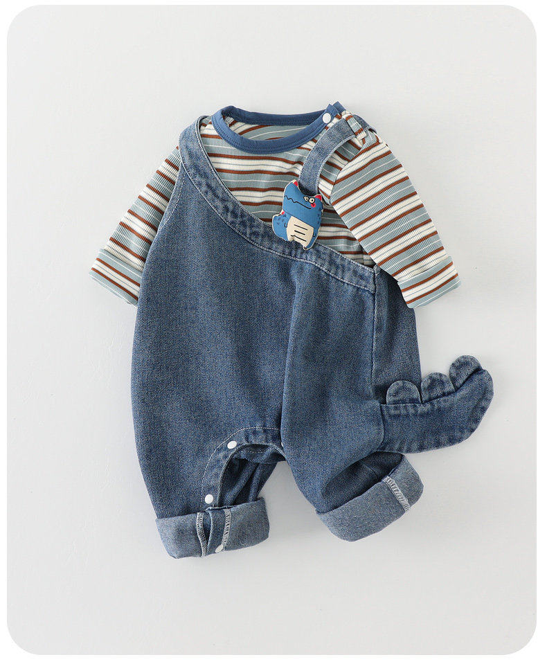 Henry Cool Baby Boys Girls Denim Two Piece Set