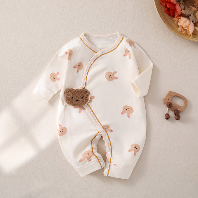 Sweet and Comfortable Newborn Bear Romper - Ju Ju Jam