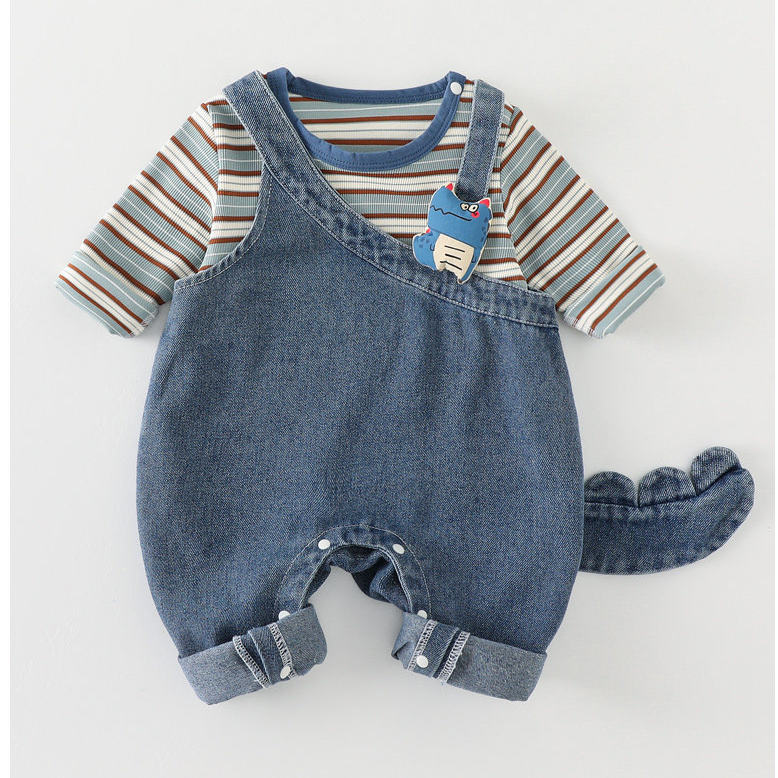 Henry Cool Baby Boys Girls Denim Two Piece Set