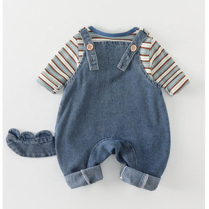 Henry Cool Baby Boys Girls Denim Two Piece Set