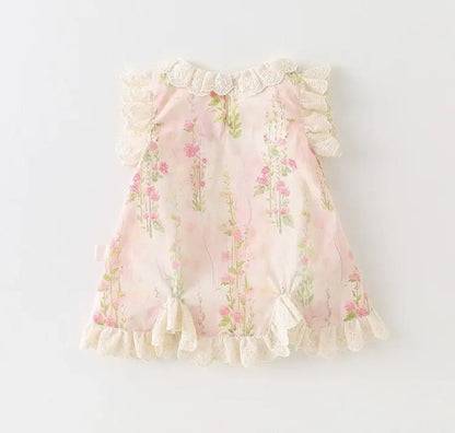 Soft Elegant Baby Girls Romper Dress