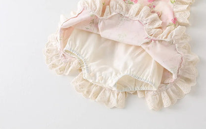 Soft Elegant Baby Girls Romper Dress