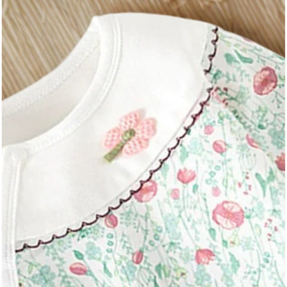Ju Ju Jam Aisha romper – flower-printed baby outfit for girls, ideal for casual and festive looks.