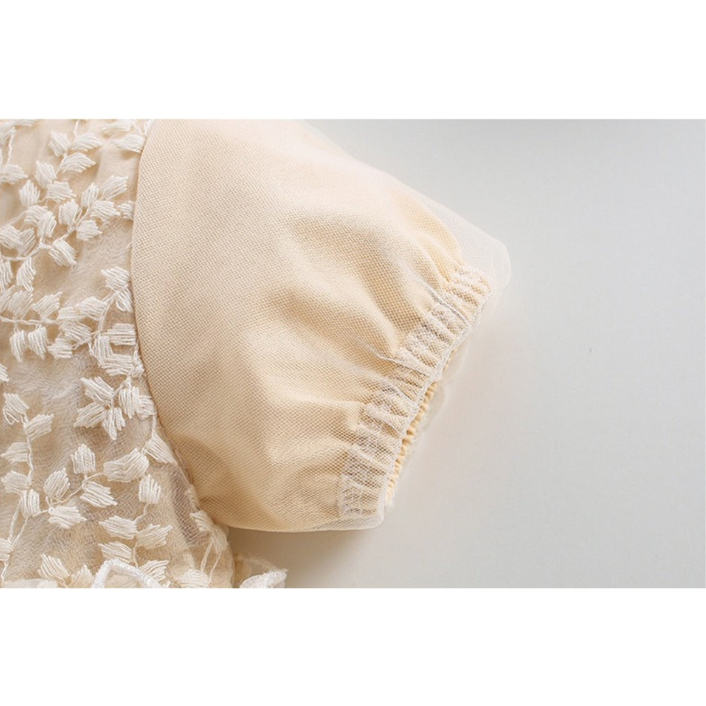 Baby girl lace dress and hairband set – Amber romper from Ju Ju Jam for formal and festive looks.