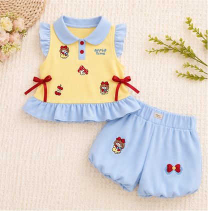 Lily Sweet Days Baby Girls Shorts Co-Ord Set