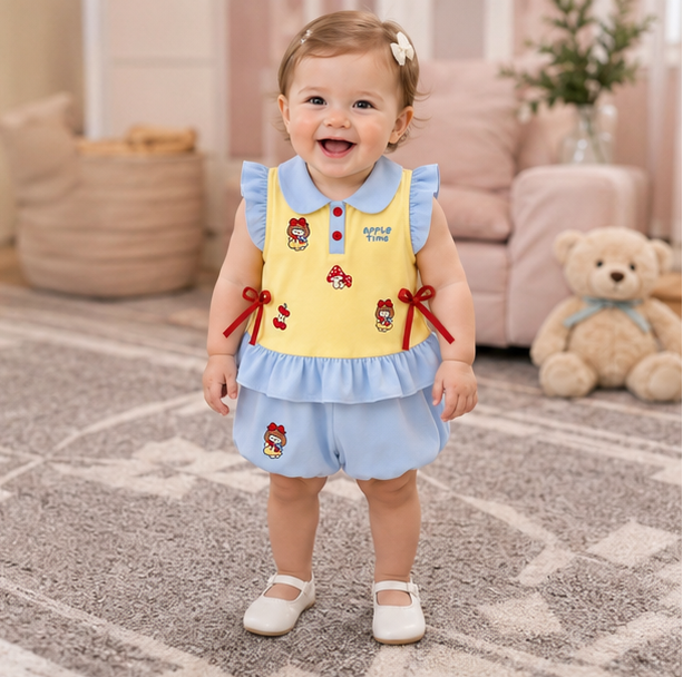 Lily Sweet Days Baby Girls Shorts Co-Ord Set