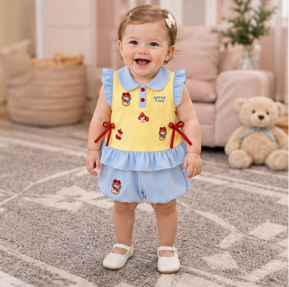 Lily Sweet Days Baby Girls Shorts Co-Ord Set