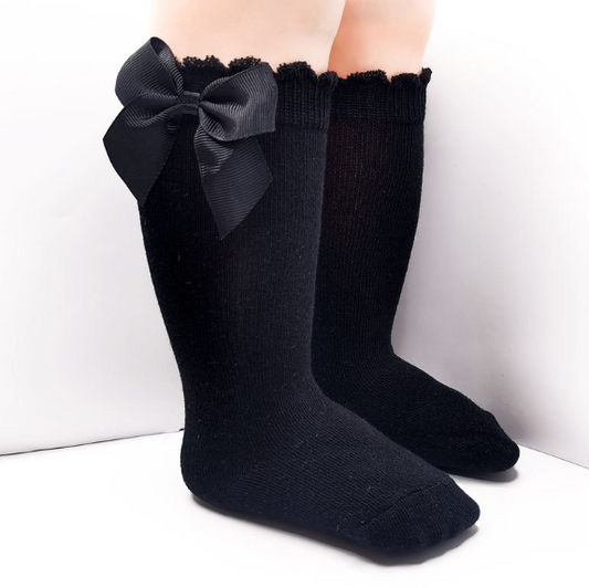 Ju Ju Jam Ballet Baby Girls Solid Socks – soft and stretchy socks for babies in classic solid colors.