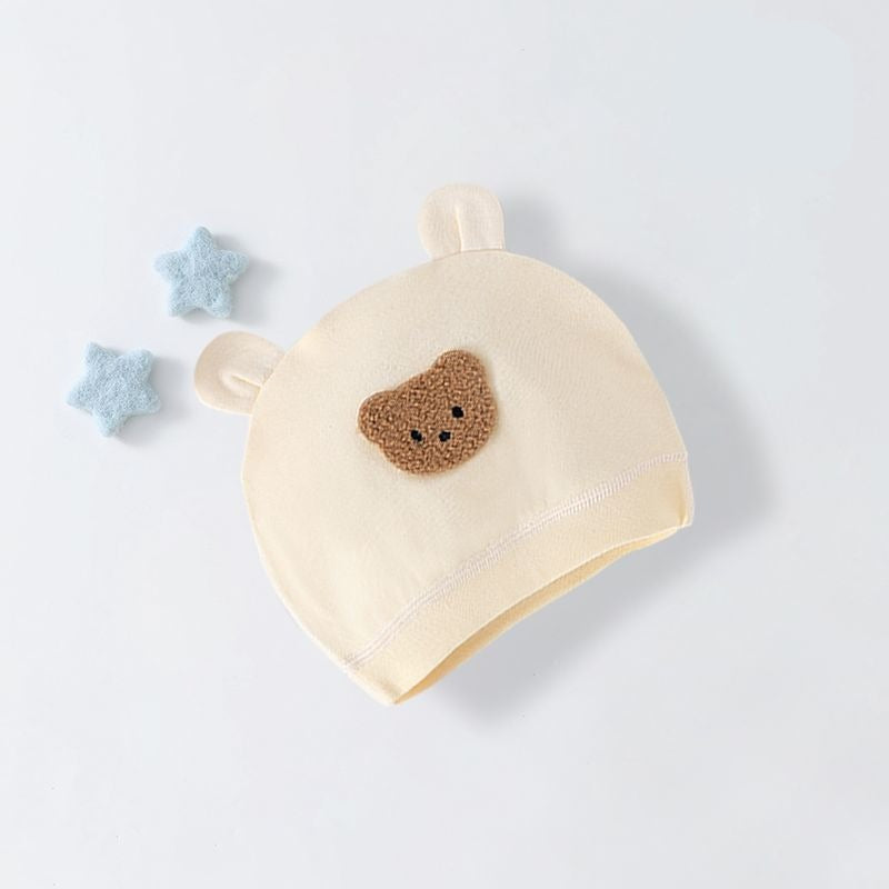 Ju Ju Jam Bear Ears Hat for baby boys and girls – soft and cozy infant cap with cute bear ears.

