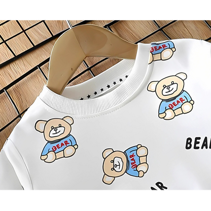 Adorable bear graphic sweatshirt tee for kids – Ju Ju Jam baby clothing

