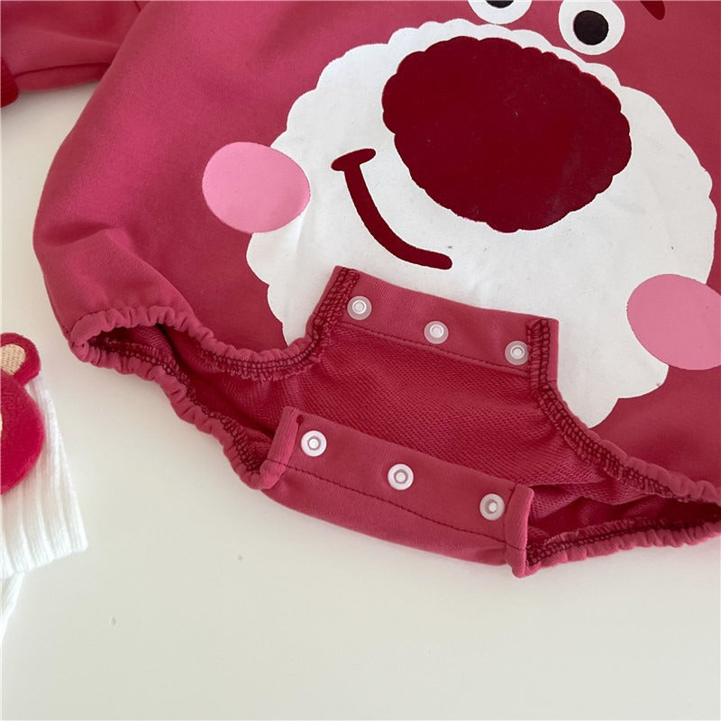 Baby boys and girls Bearberry romper set – includes matching hat and socks – Ju Ju Jam kidswear