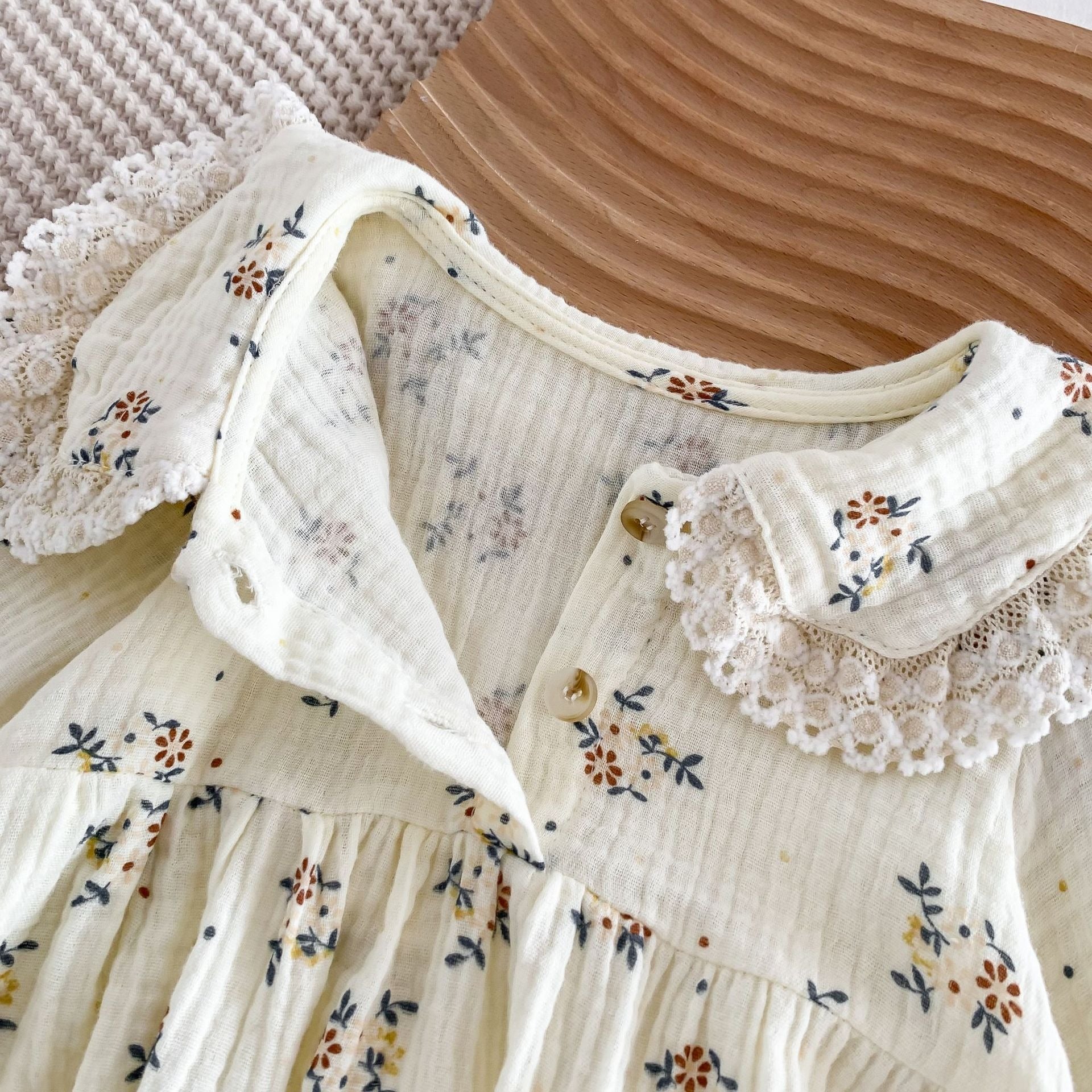 Baby girls organic cotton romper and hat set – Ju Ju Jam's Bella collection.

