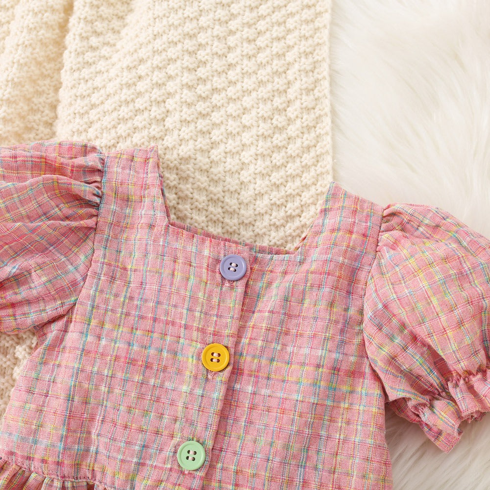 Fashionable Barbie-themed Belle Two Piece Set for girls – vibrant and playful outfit by Ju Ju Jam.


