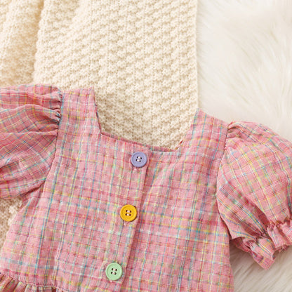 Fashionable Barbie-themed Belle Two Piece Set for girls – vibrant and playful outfit by Ju Ju Jam.

