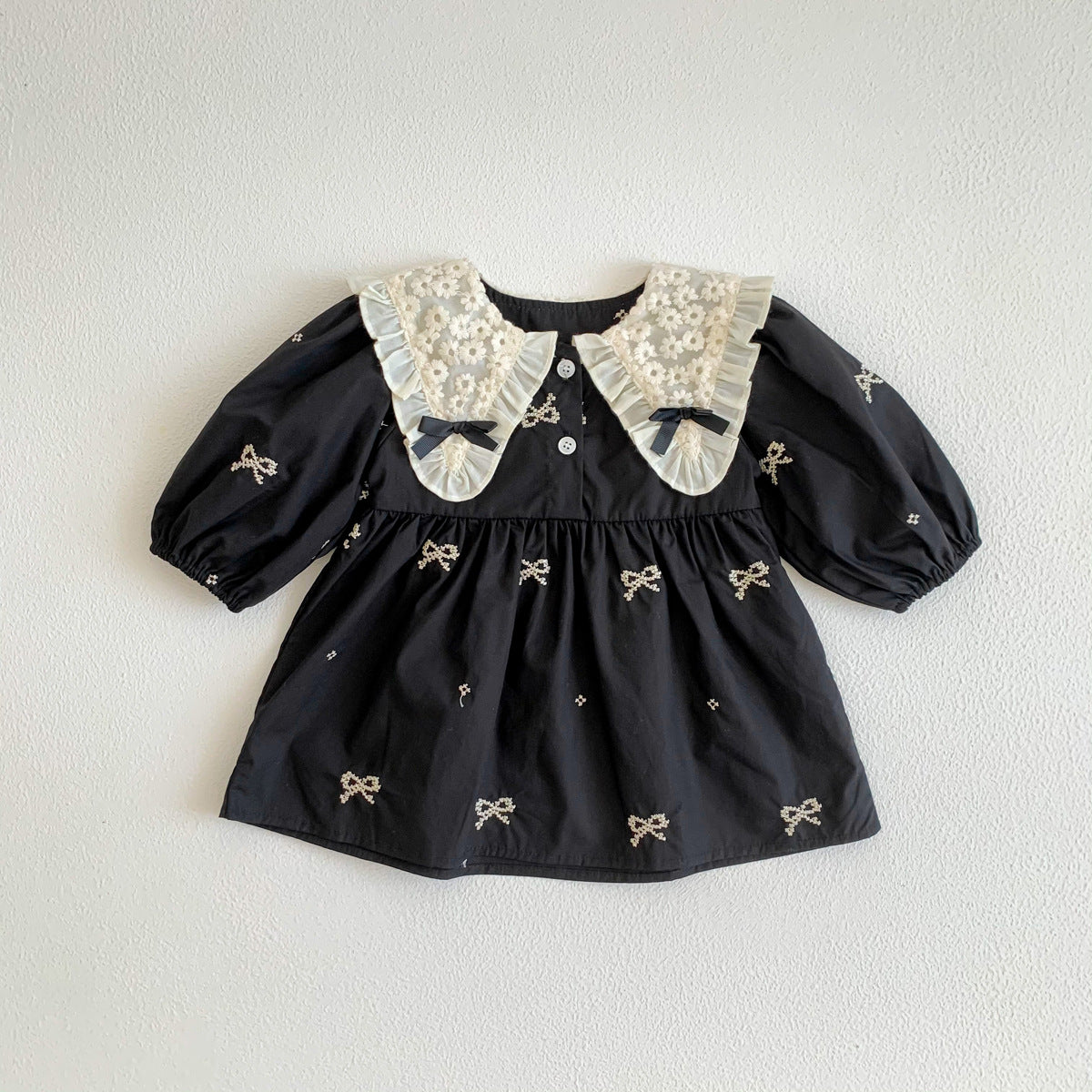 Stylish Matching Black Romper and Dress for Little Ones from Ju Ju Jam