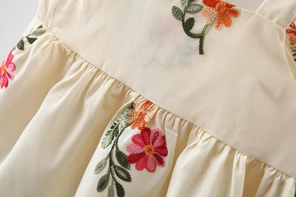 Sophisticated Blossom Elegant Girls Dress - Perfect for special occasions with its elegant design and beautiful blossom details, at Ju Ju Jam.