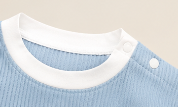 Blue Lavish Eye Baby Boy Romper